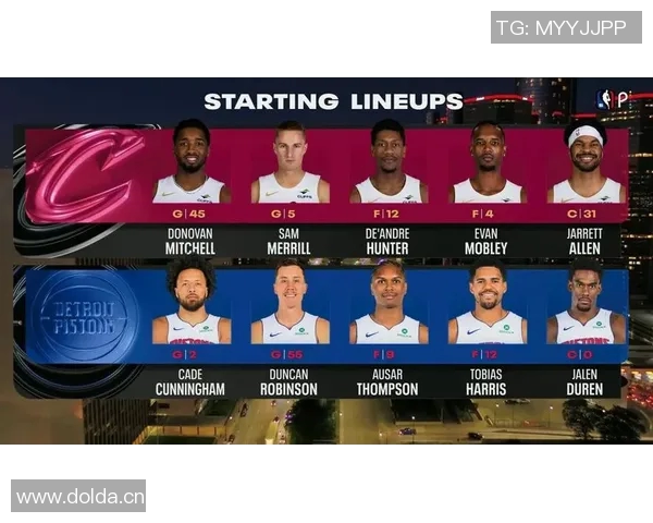 骑士与活塞首发阵容对决米切尔领衔挑战活塞新星组合 骑士与活塞首发阵容对决米切尔领衔挑战活塞新星组合